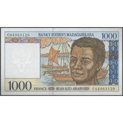 Madagascar, 1.000 Francs...