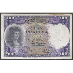 España, 100 Pesetas 25 Abr...