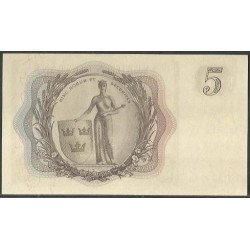 Suecia, 5 Kronor 1956 P42c