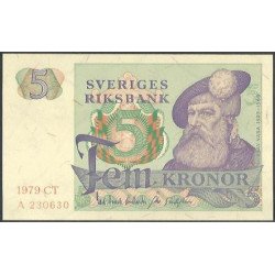 Suecia, 5 Kronor 1979 P51d