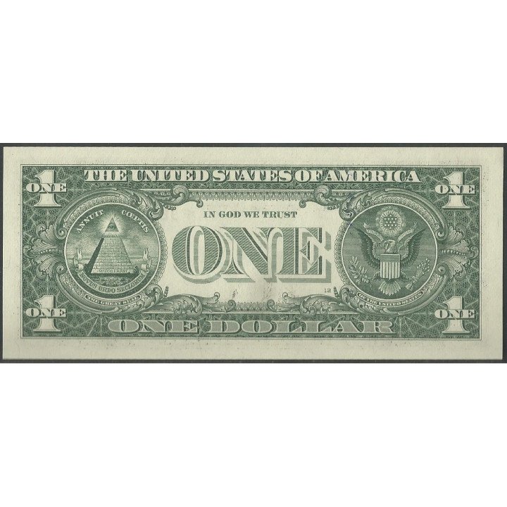 Estados Unidos 1 Dollar 2017A F P544 reverso