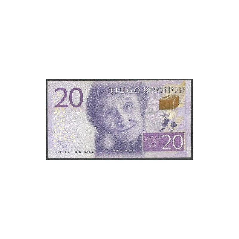 Suecia, 20 Kronor ND2015 P69a