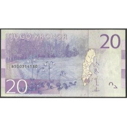 Suecia, 20 Kronor ND2015 P69a