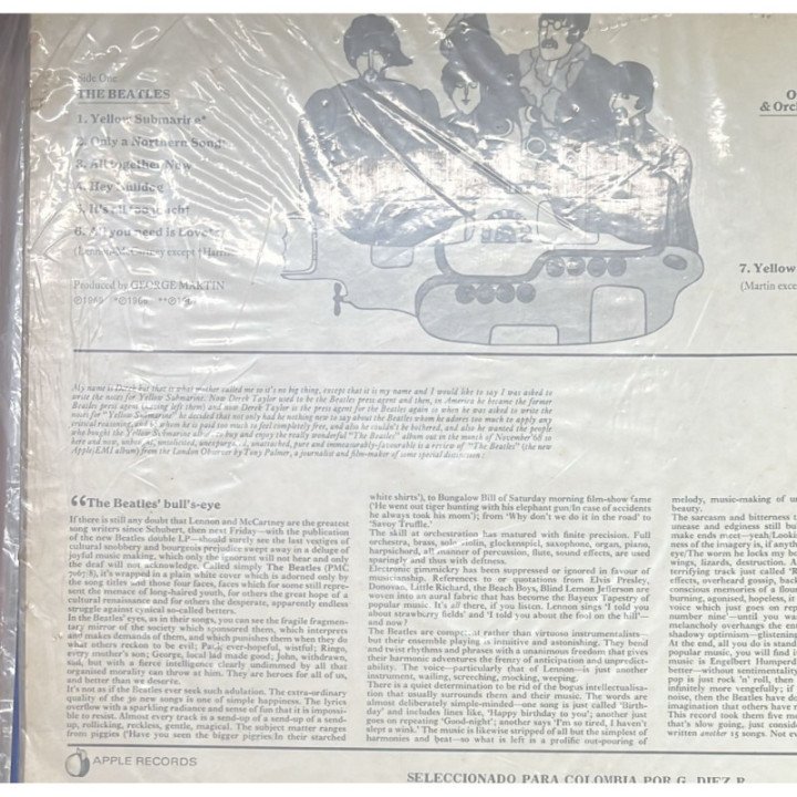 The Beatles - Yellow Submarine reverso