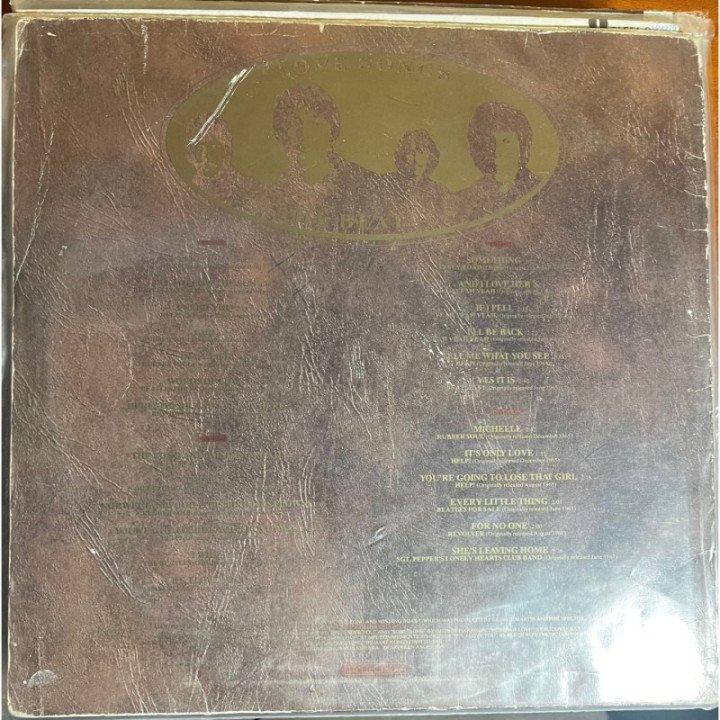 The Beatles - Love Songs (2 Vinnilos) reverso