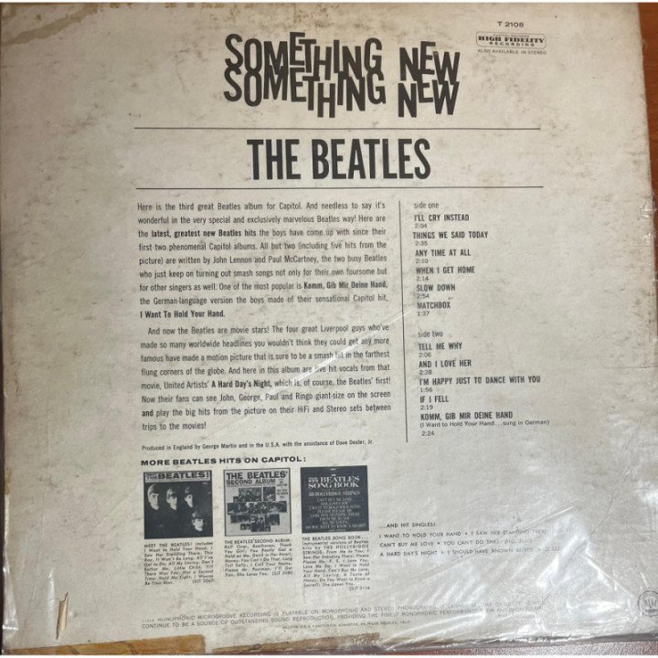 The Beatles - Something new something new reverso