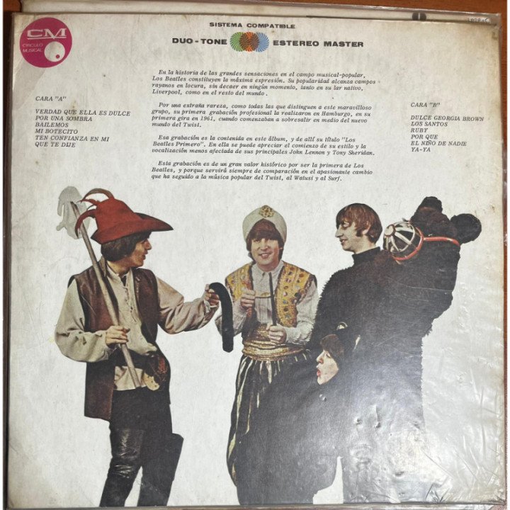 The Beatles - Los Beatles Primero reverso