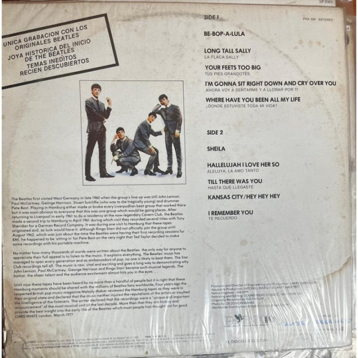The Beatles - The Unknown Beatles Face reverso