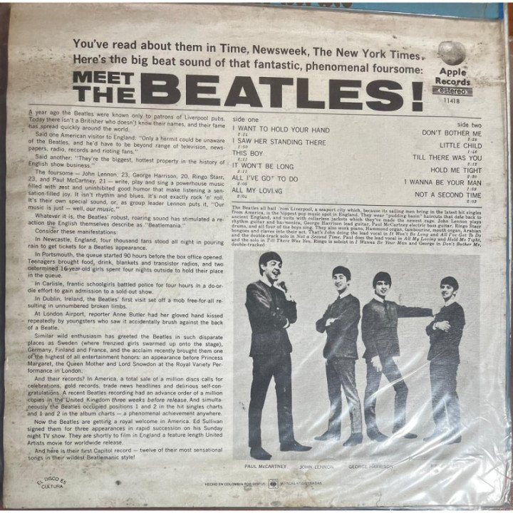 The Beatles - Meet The Beatles reverso