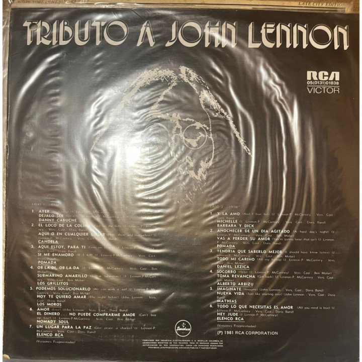 Tributo a John Lennon reverso