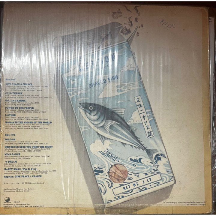 Lennon Plastic Ono Band - Shaved Fish reverso
