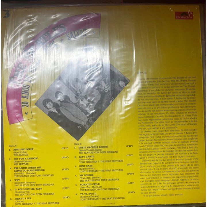 The Beatles - 30 Años de Musica Rock reverso