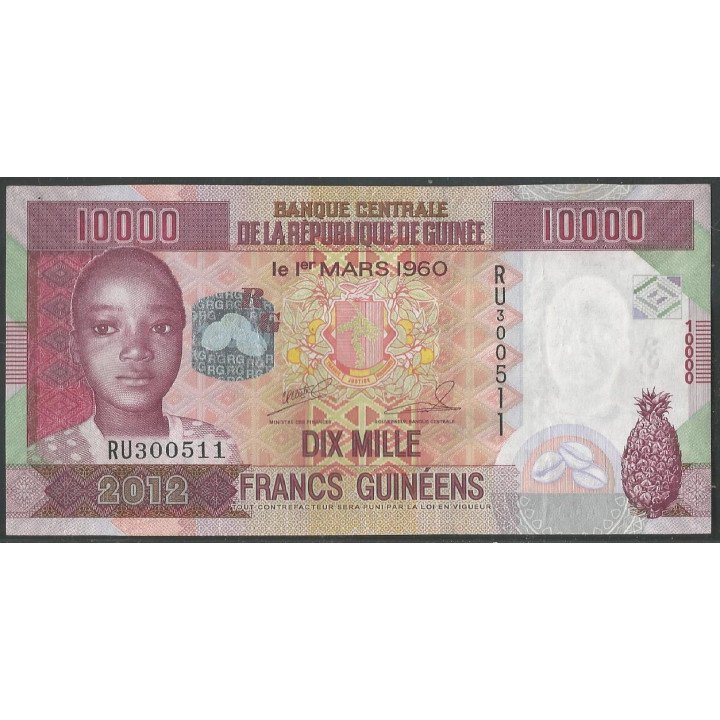 Guinea 10.000 Francs 2012 P46
