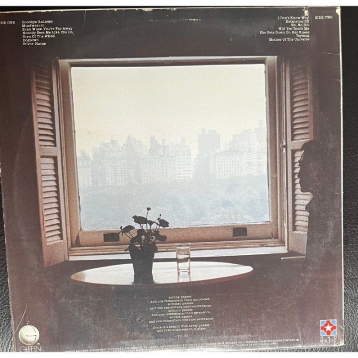Yoko Ono - Season Of Glass reverso