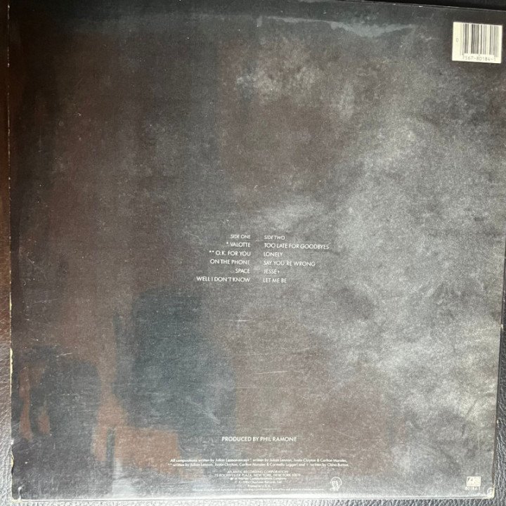 Julian Lennon - Valotte reverso