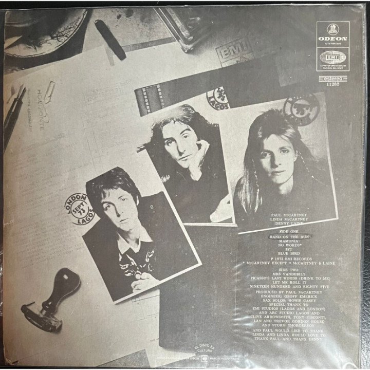Paul McCartney - Band on The Run reverso