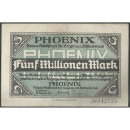 Alemania - Phoenix 5.000.000 Mark 1 Ago 1923