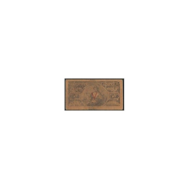 Mexico - Gobierno Provisional 50 Centavos ND1914 Ps697 reverso