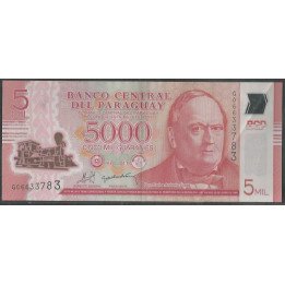 Paraguay 5.000 Guaranies 2011 P234a