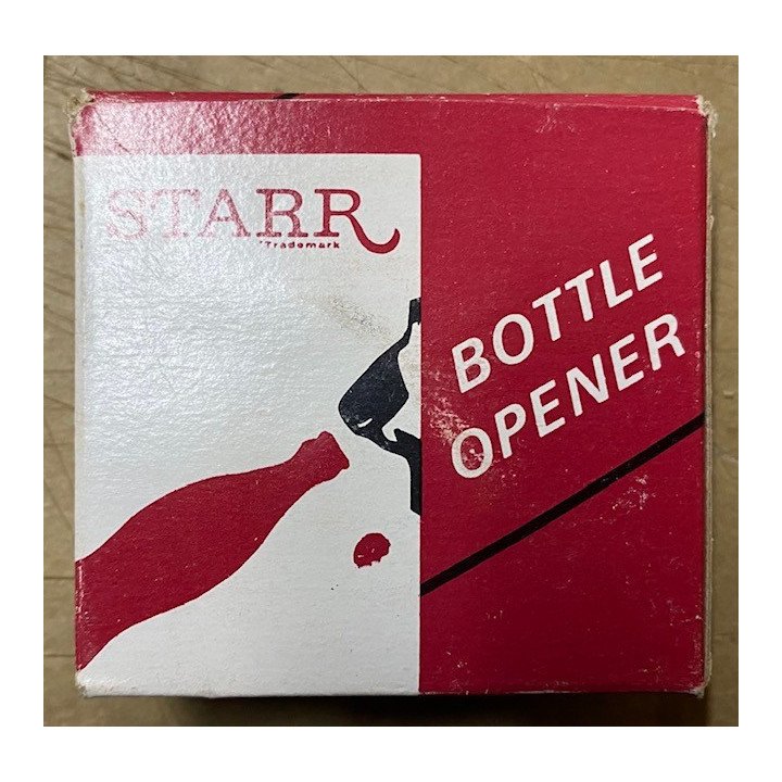Destapador " Estacionario" Coca-Cola en caja Starr 85 cm reverso