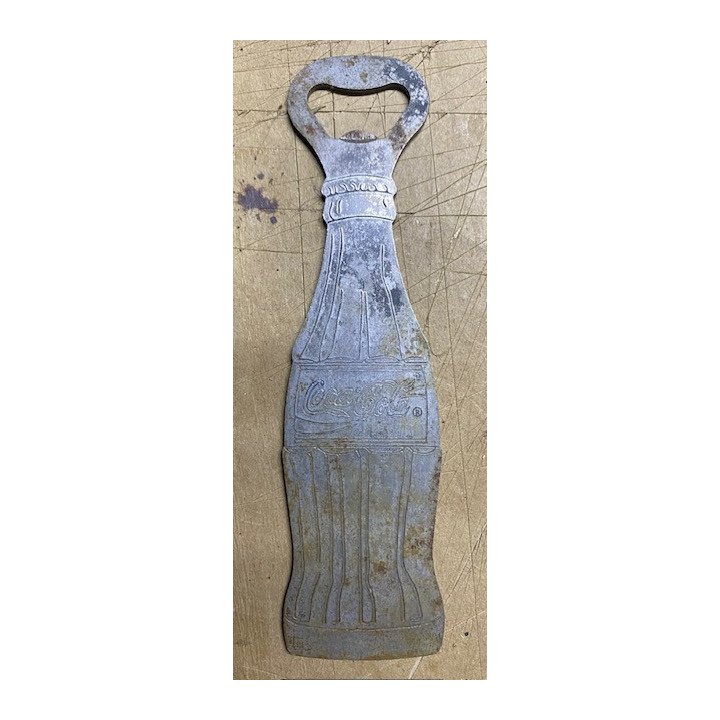 Destapador Plano Coca-Cola Usado 17 cm