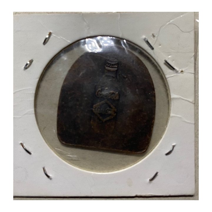 Ficha Coca-Cola Free Bottle Atlanta 1859 reverso