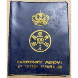 España Set monedas Mundial futbol España 82