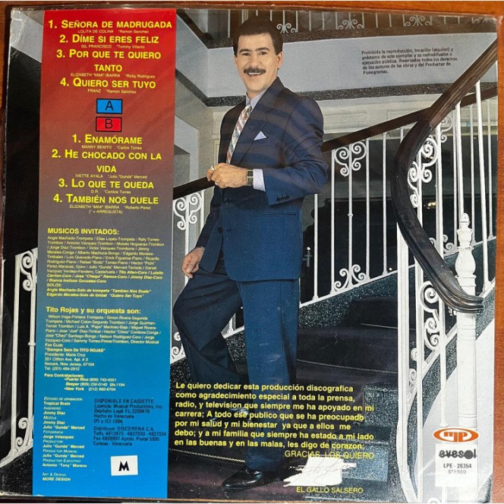 Tito Rojas - A Mi Estilo... reverso