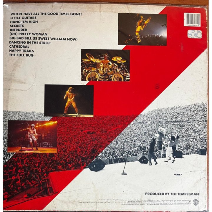 Van Halen - Diver Down reverso