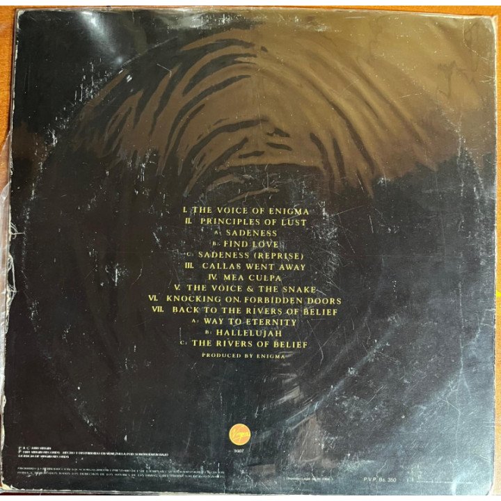 Enigma - MCMXC a.D reverso