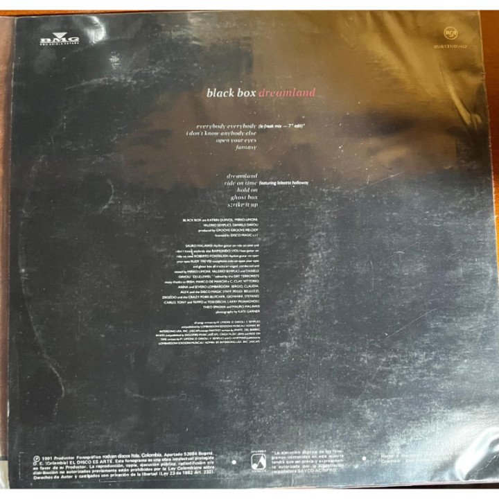 Black Box - Dreamland reverso