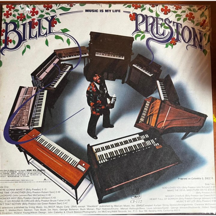 Billy Preston - Music Is My Life reverso