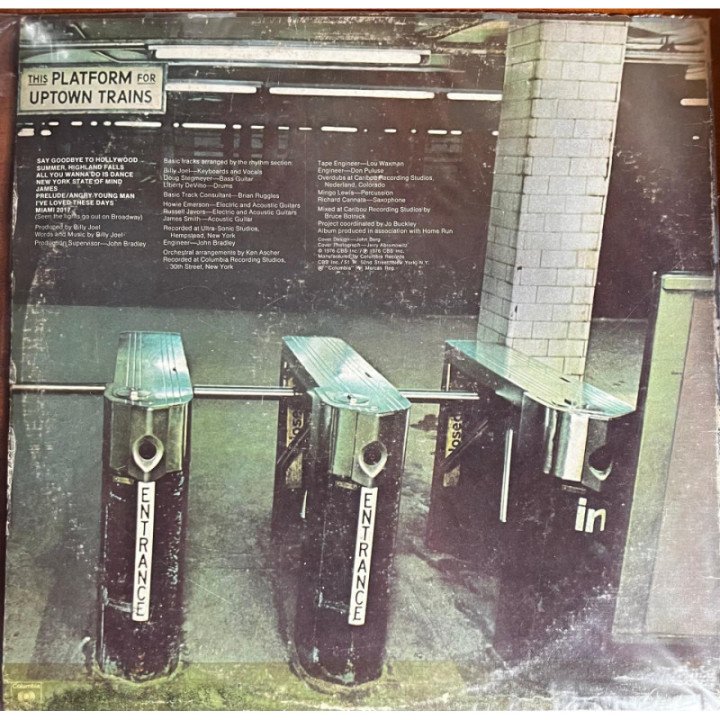 Billy Joel - Turnstiles reverso