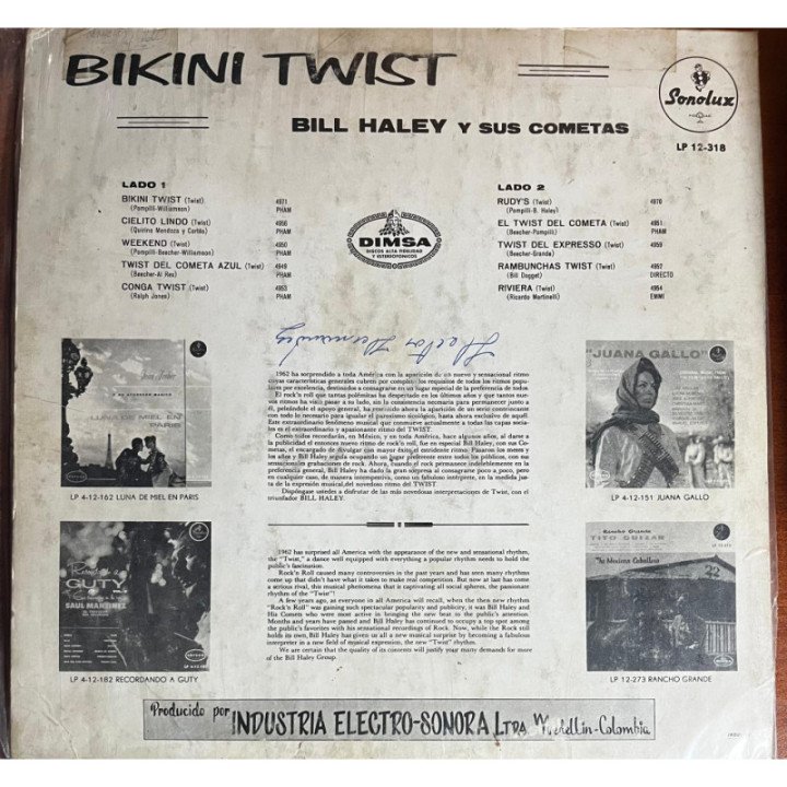 Bill Haley - Bikini Twist reverso