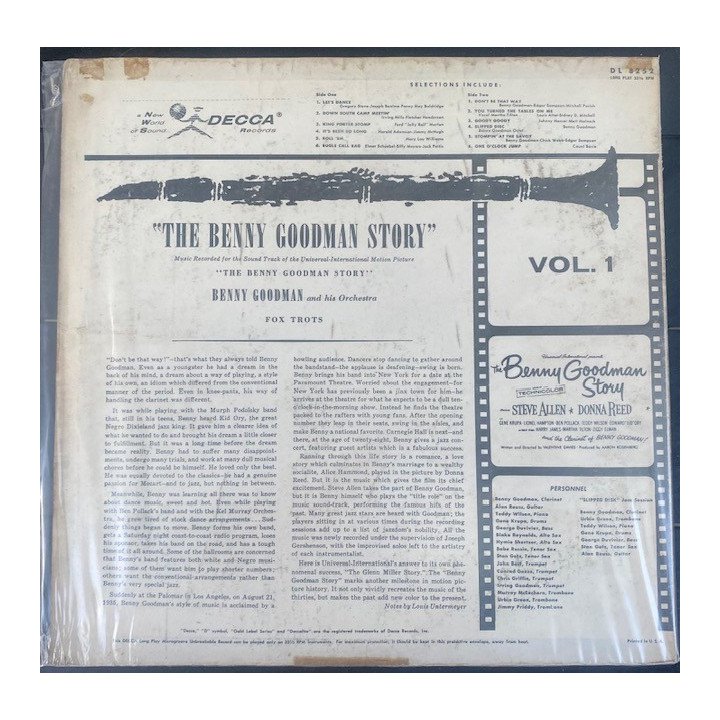 Benny Goodman - The Benny Goodman Story Vol.I reverso