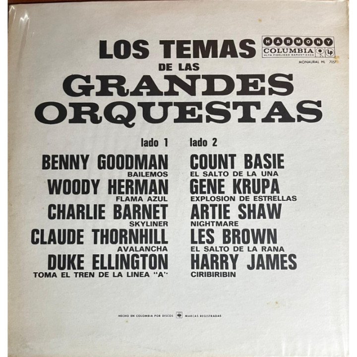 Los Temas De Las Grande Orquestas reverso