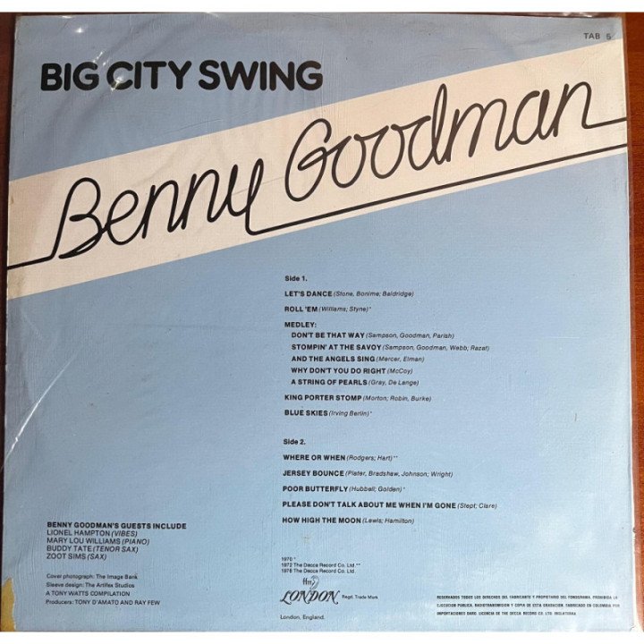 Benny Goodman - Big City Swing reverso