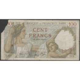 Francia 100 Francs 16 Nov 1939 P94