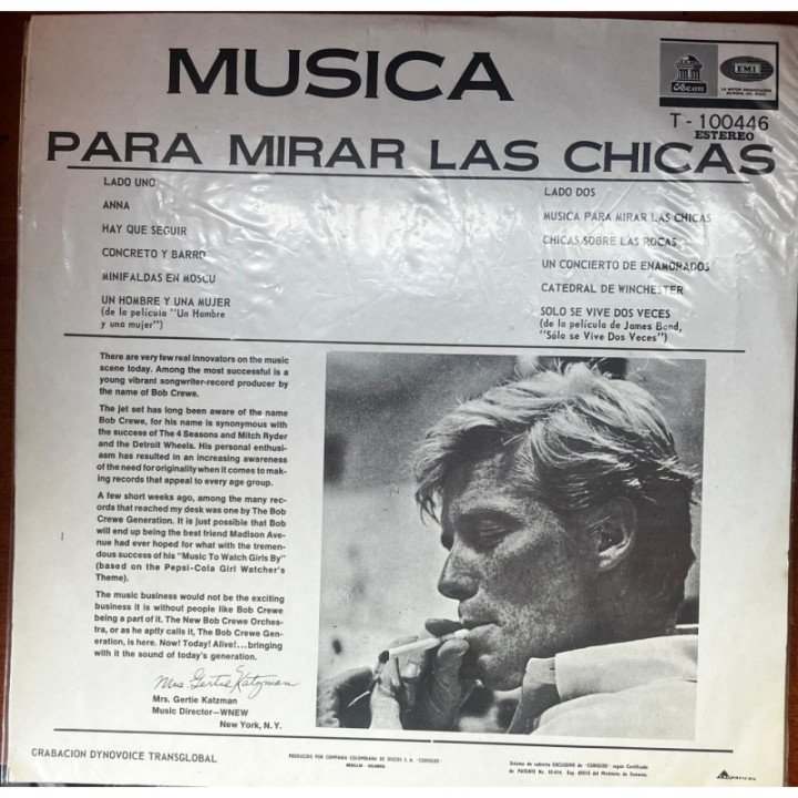 The Bob Crew - Musica Para Mirar Chicas reverso