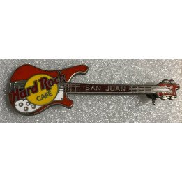Hard Rock Cafe San Juan Puerto Rico Guitarra roja HRC003