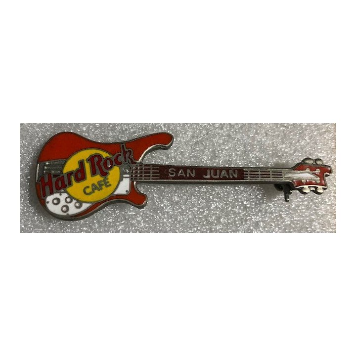 Hard Rock Cafe San Juan Puerto Rico Guitarra roja HRC003