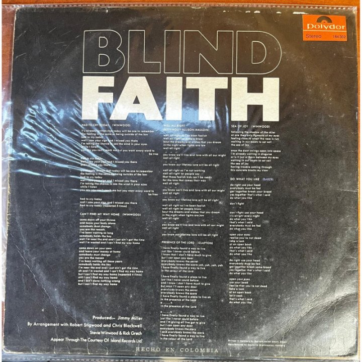 Blind Faith - Blind Faith reverso