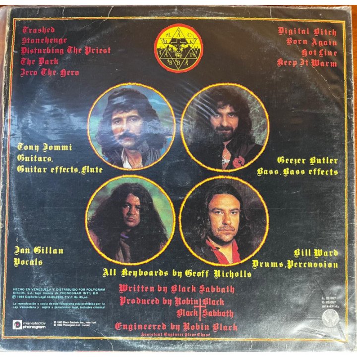 Black Sabbath - Born Again reverso