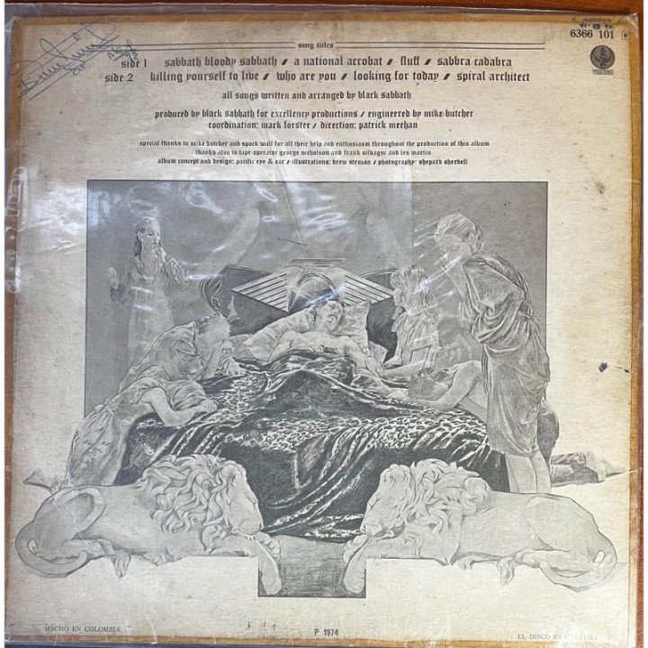 Black Sabbath - Sabbath Bloody Sabbath reverso