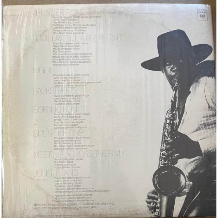 Bruce Springsteen - Born To Run reverso