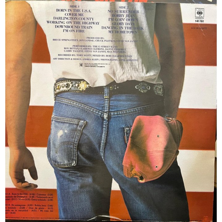 Bruce Springsteen - Born in The U.S.A reverso