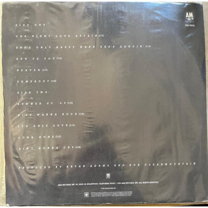 Bryan Adams - Reckless reverso
