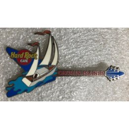 Hard Rock Cafe Islas Cayman Guitarra con Velero HRC016