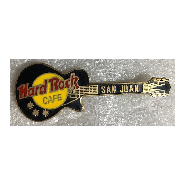 Hard Rock Cafe San Juan Puerto Rico Guitarra con Estrellas HRC017