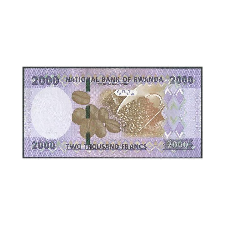 Rwanda 2.000 Francs 28 Jun 2024 P44